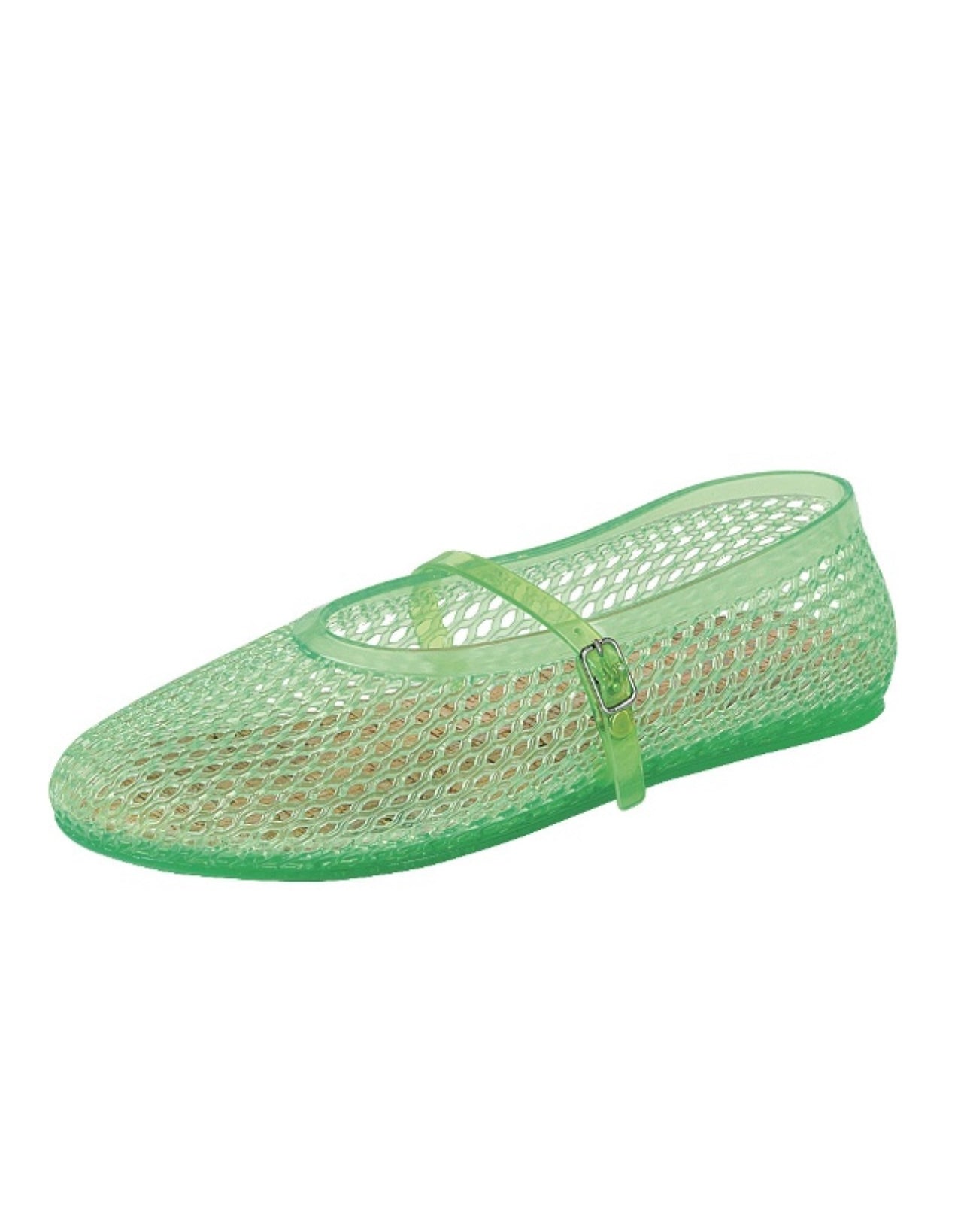Lime Green Mary Jane Jellys