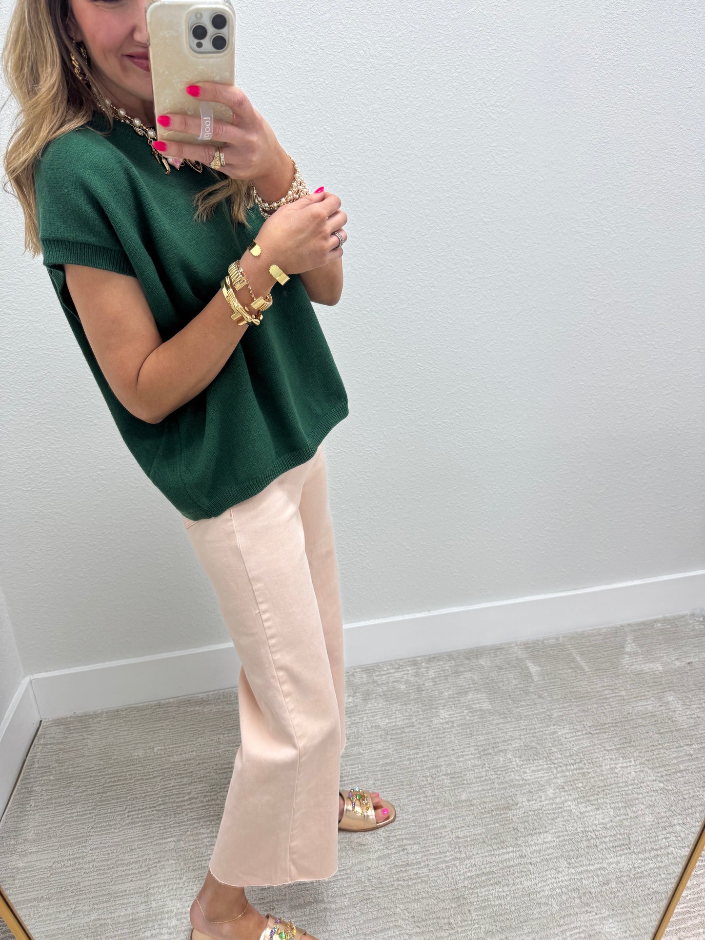 Light Pink Straight Leg Jean