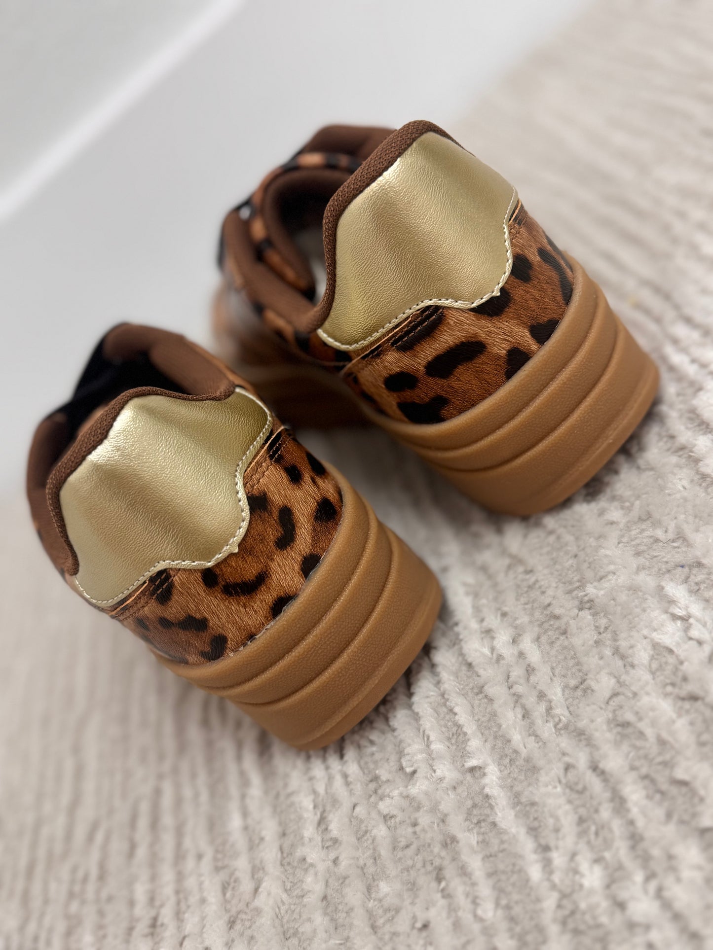 Leopard Platform Sneakers