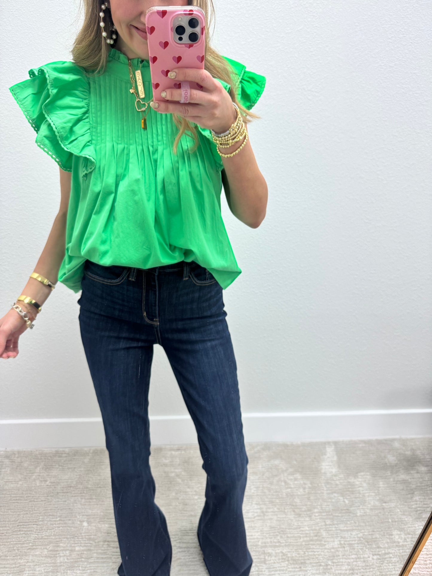 Judy Blue Raw Hem Flare Jeans