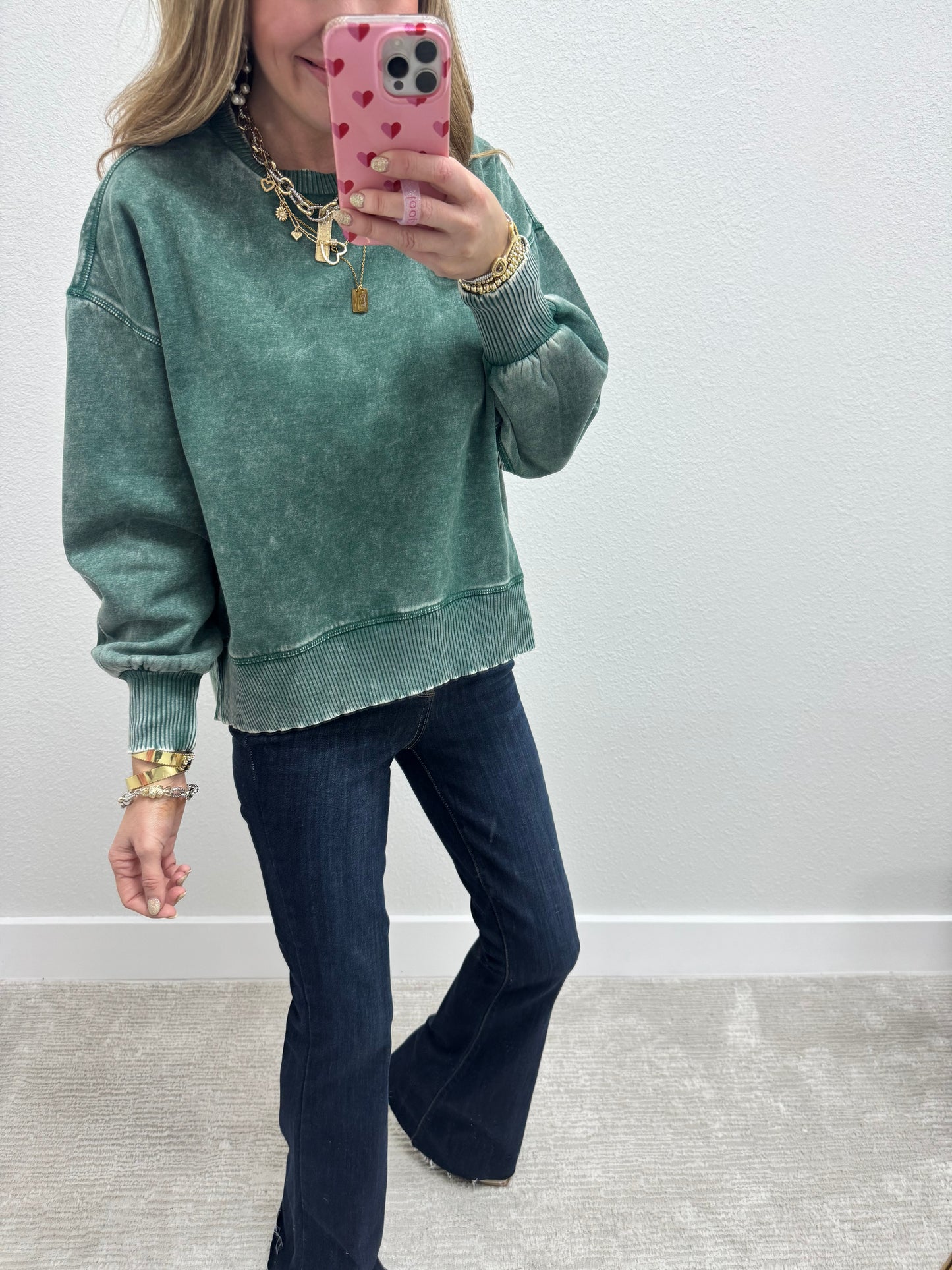 Judy Blue Raw Hem Flare Jeans