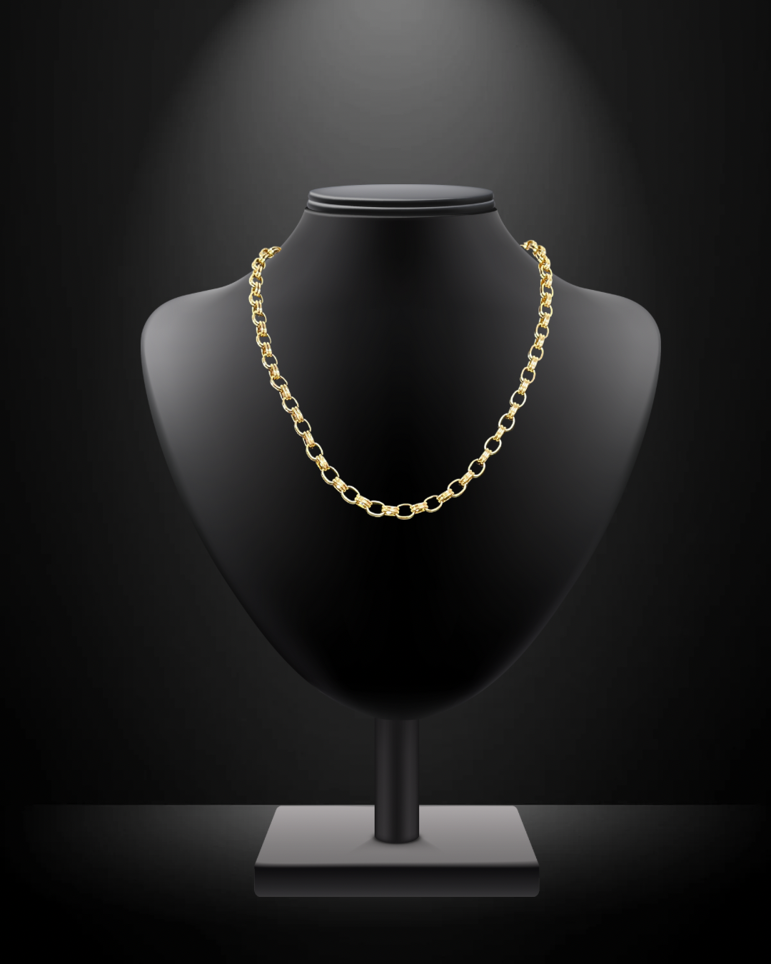 Double Round Link Chain Magnetic Necklace