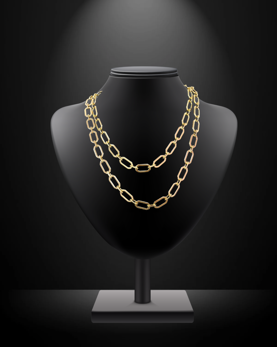 Bold Paperclip Chain Magnetic Necklace- 2 Lengths
