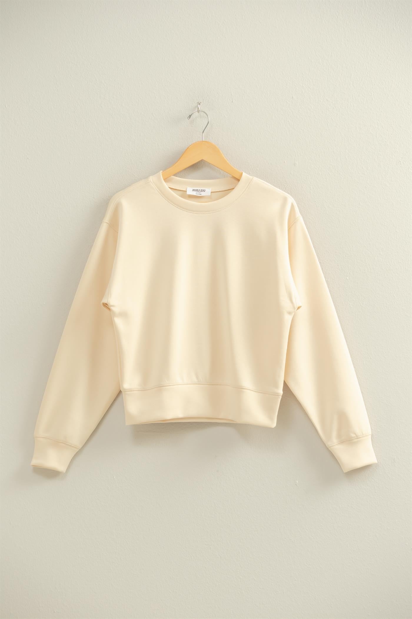 Cream Scuba Classic Crew Neck Sweatshirt