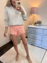 Gray Scuba Half Zip Pullover Sweatshirt