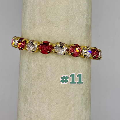 Luxe Crystal Stretchy Bracelet- 12 Colors