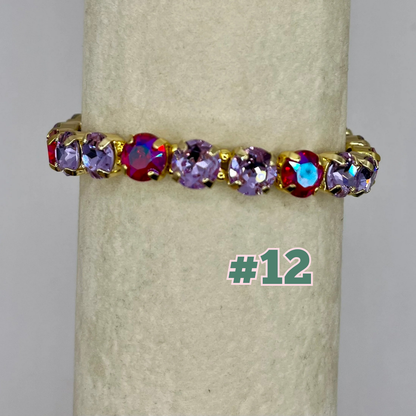 Luxe Crystal Stretchy Bracelet- 12 Colors