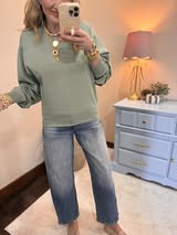 Sage Green Scuba Classic Crew Neck Sweatshirt