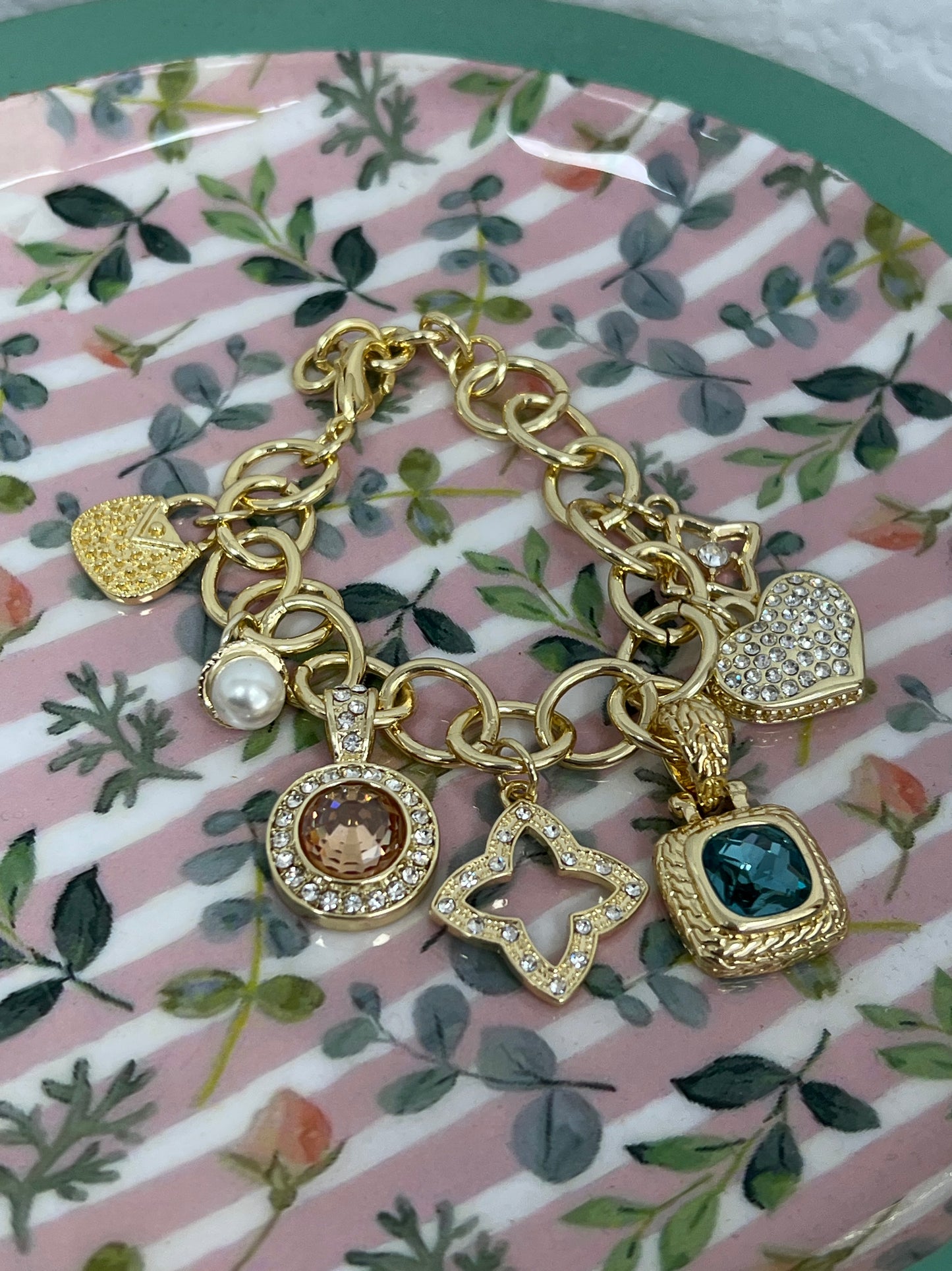 Gold Charm Bracelet