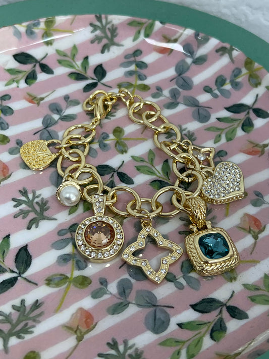 Gold Charm Bracelet