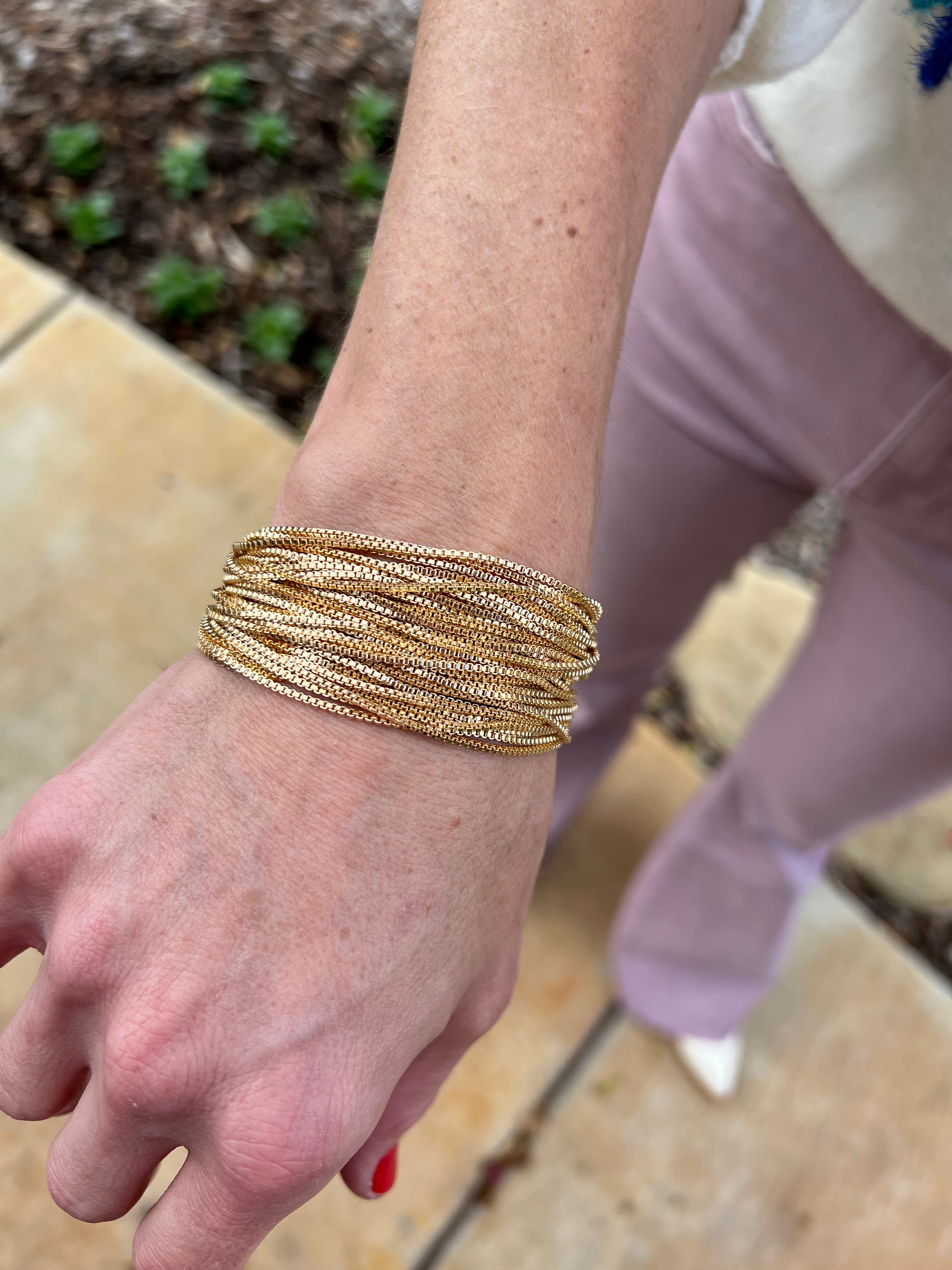 Multi Strand Magnetic Bracelet (Silver and Gold!)