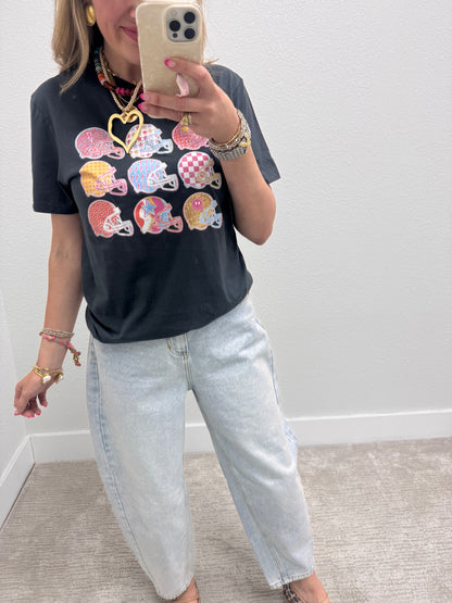 Football Helmet Graphic Tee FS