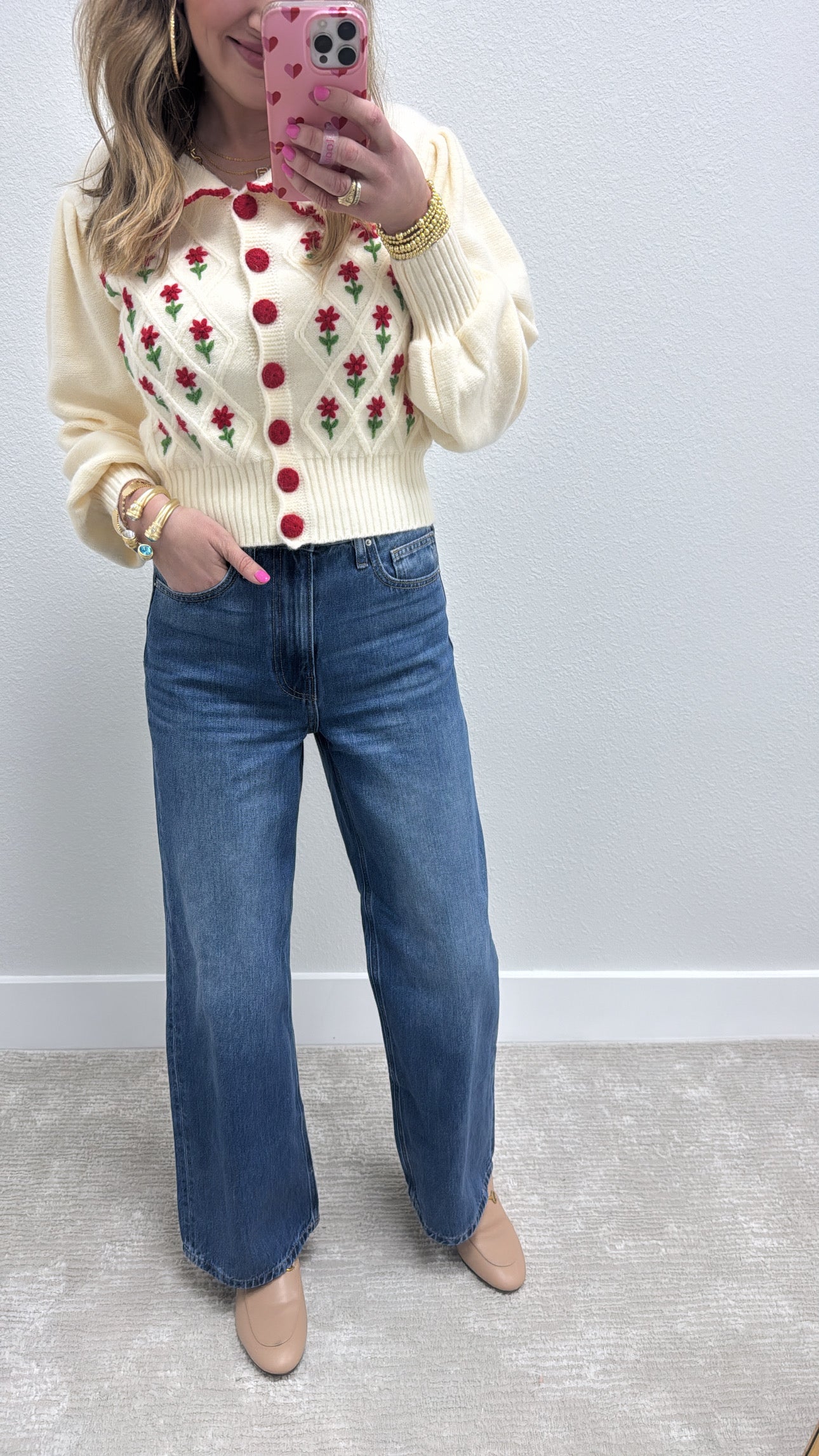 Straight Leg High Waist Jeans FS