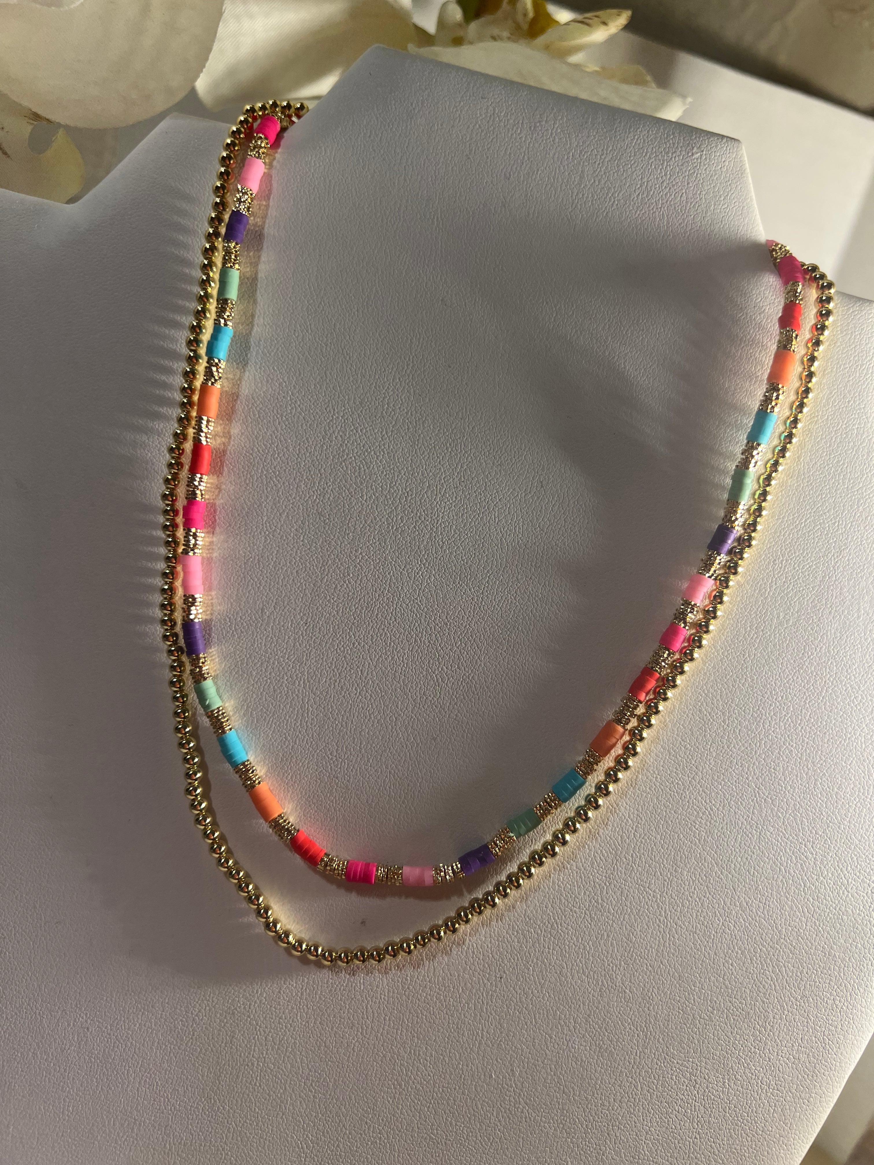 Colored Bead Necklace