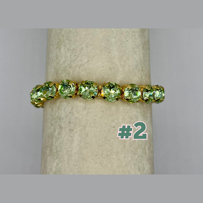 Luxe Crystal Stretchy Bracelet- 12 Colors