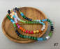 Multi Colored Bead Necklace Set (multiple options!!)