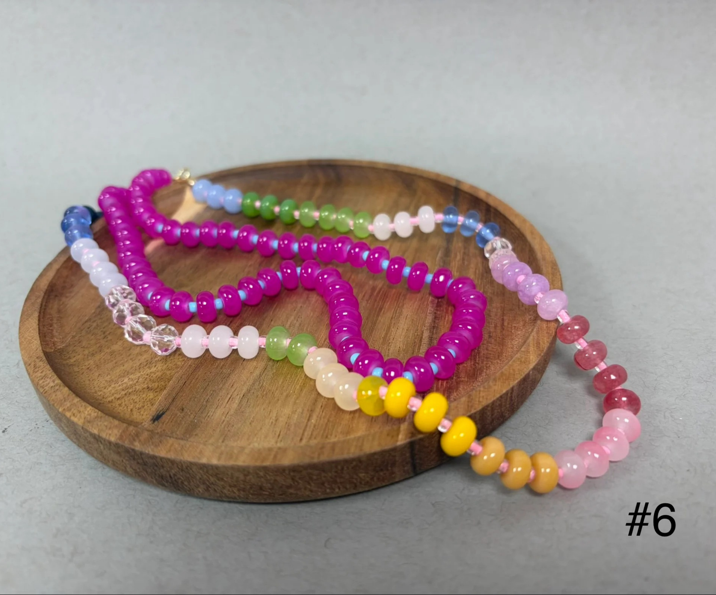 Multi Colored Bead Necklace Set (multiple options!!)