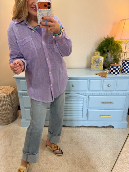 High Rise Cuffed Wide Leg Jeans