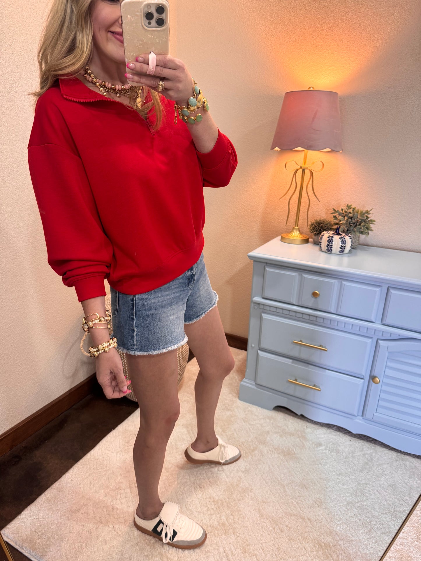 Ruby Scuba Half Zip Pullover RESTOCK