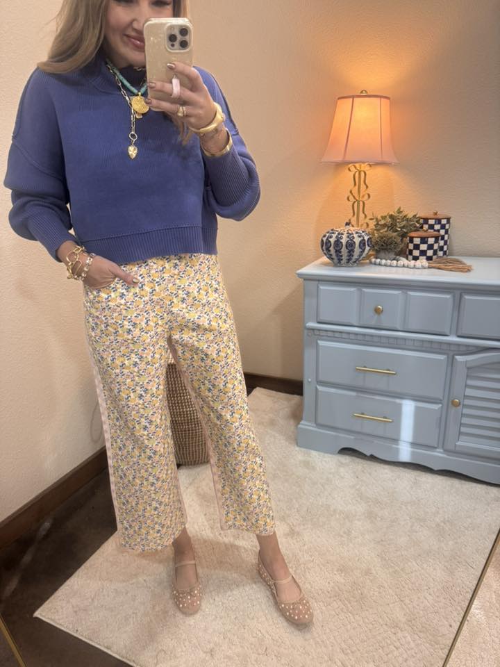 Marlin Crop Mock Neck