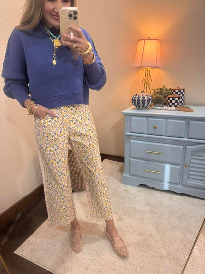 Marlin Crop Mock Neck