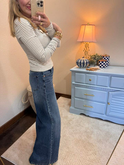 Cello High Rise Super Wide Leg Jean