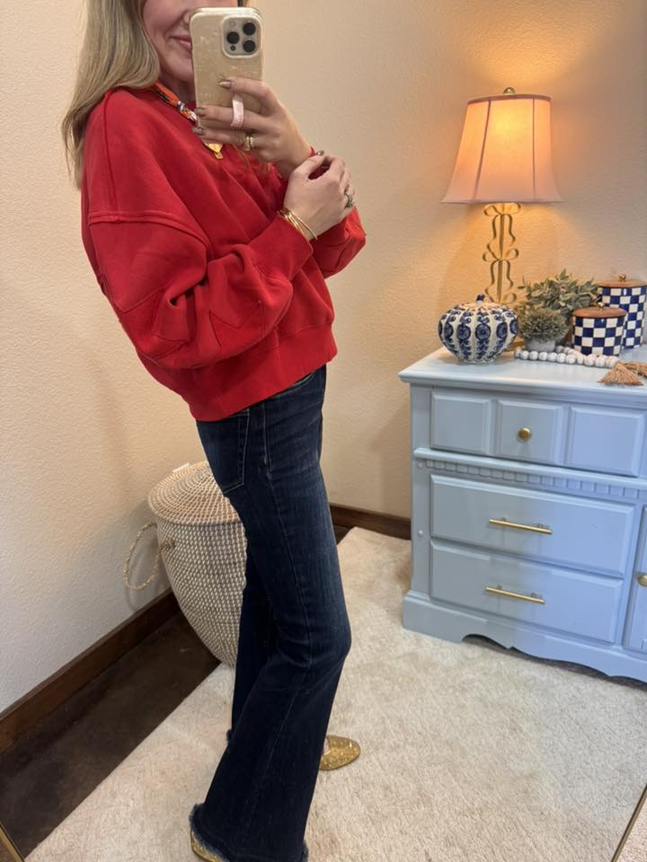 Dark Wash Bootcut Jeans