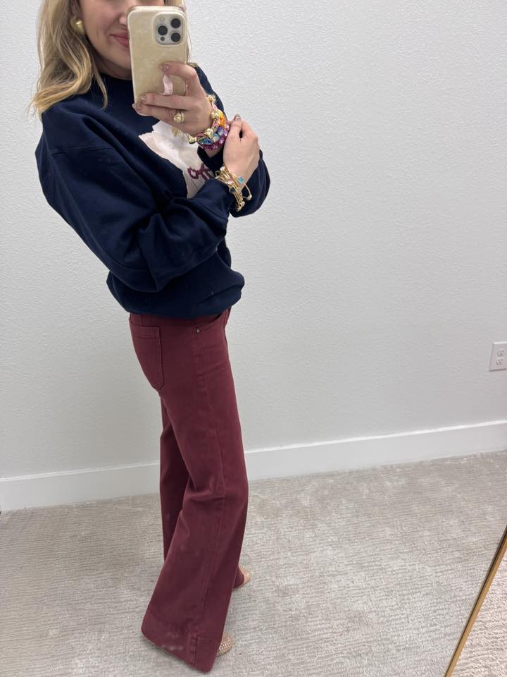 Navy Teddy Bear Sweater