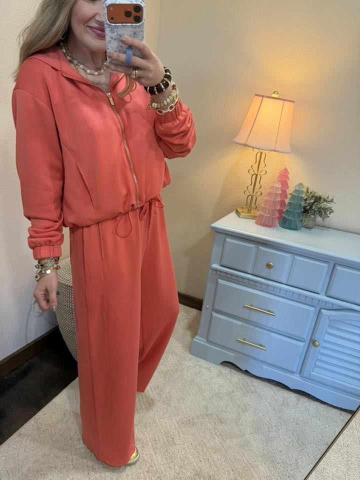 Coral Scuba Gold Zip Two Piece Set