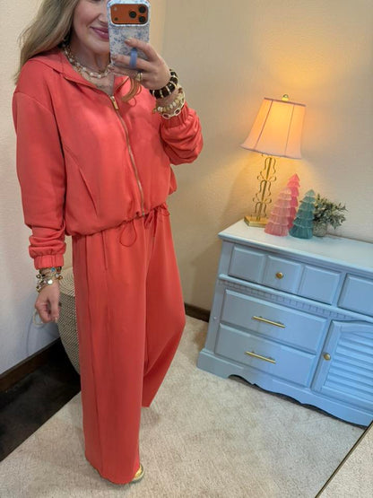 Coral Scuba Gold Zip Two Piece Set