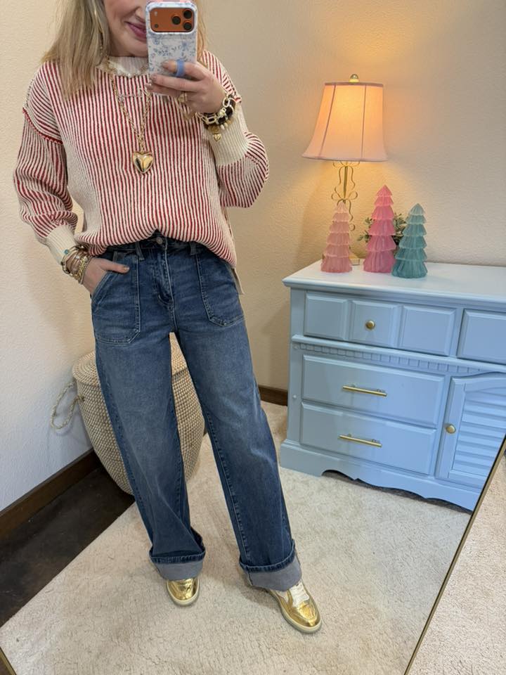 KanCan Cuff Trouser Jeans