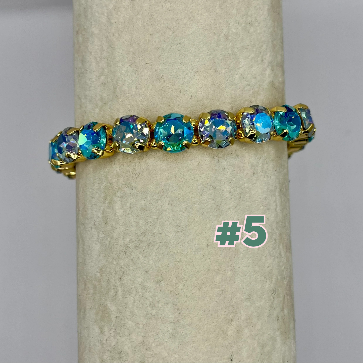 Luxe Crystal Stretchy Bracelet- 12 Colors