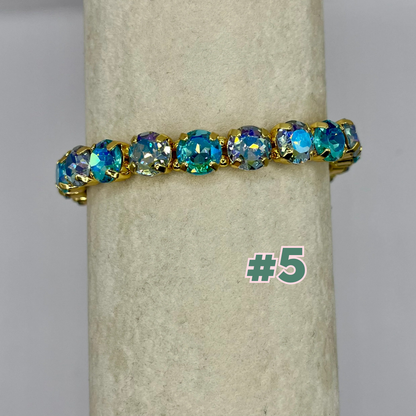 Luxe Crystal Stretchy Bracelet- 12 Colors