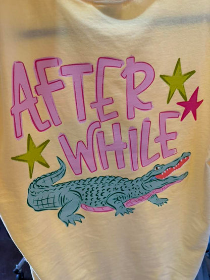 After While Crocodile Graphic Tee