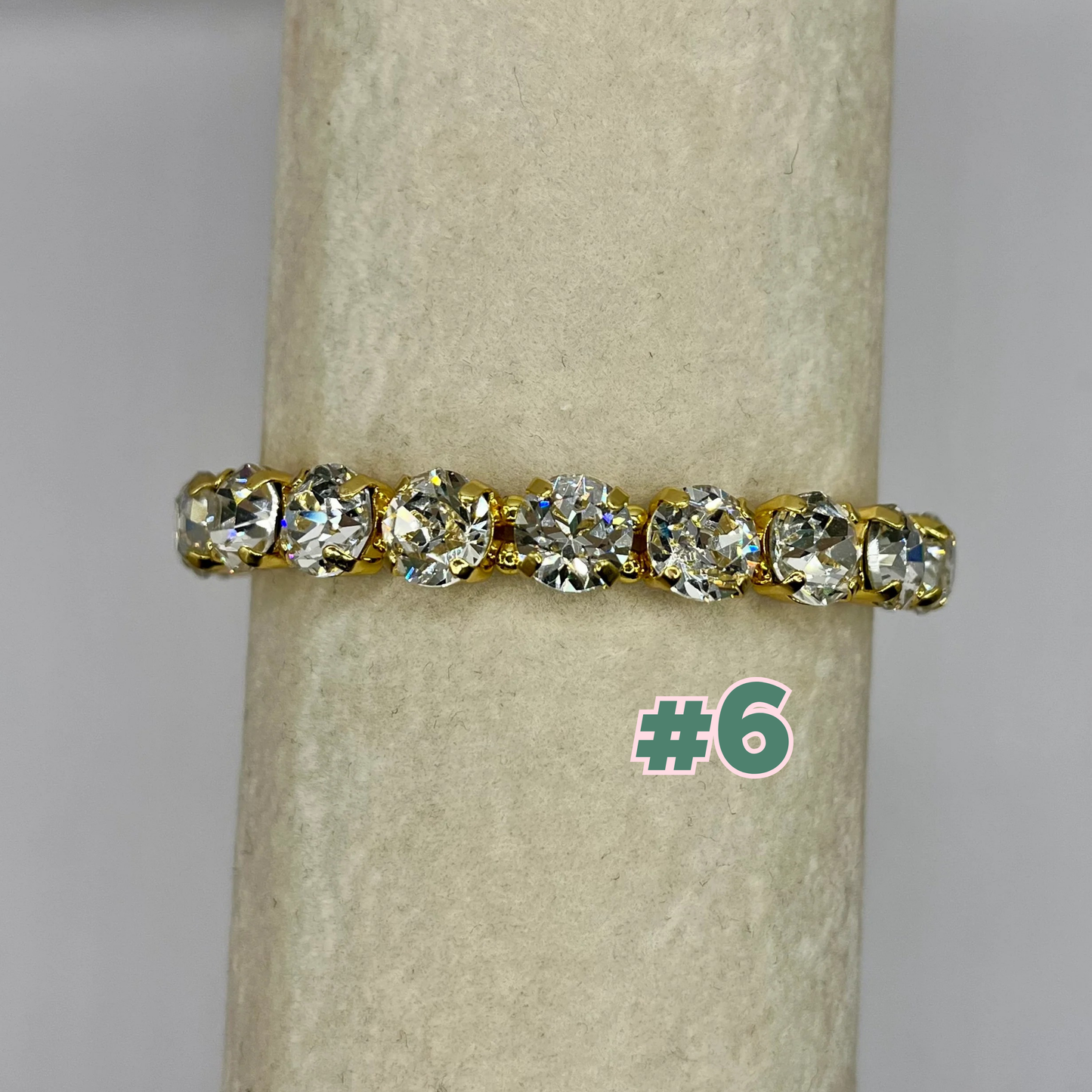 Luxe Crystal Stretchy Bracelet- 12 Colors