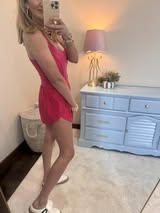 Pink Athletic Romper