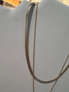 Double Layer Butterfly Necklace (Silver and Gold!)