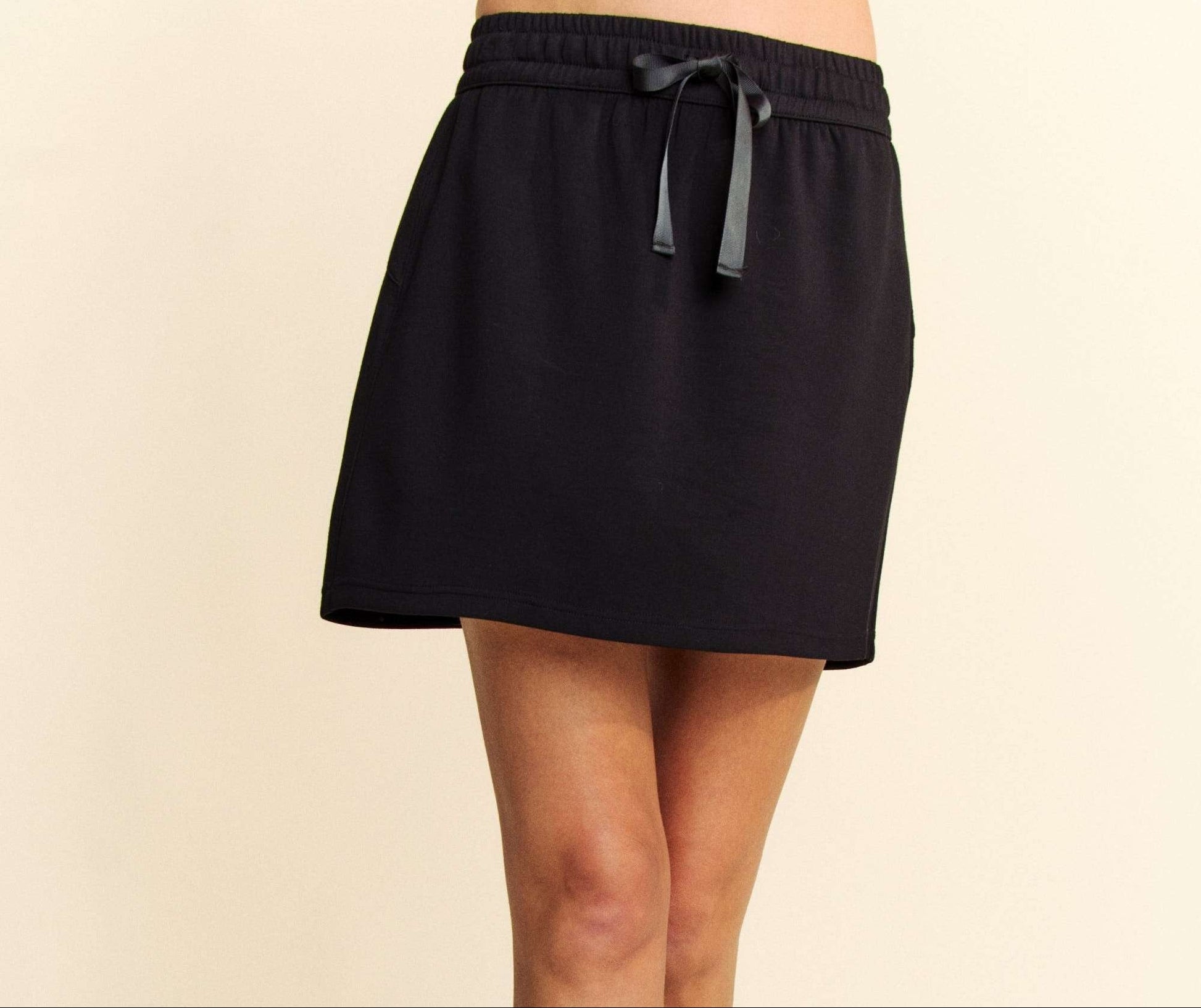 Black Scuba Skort