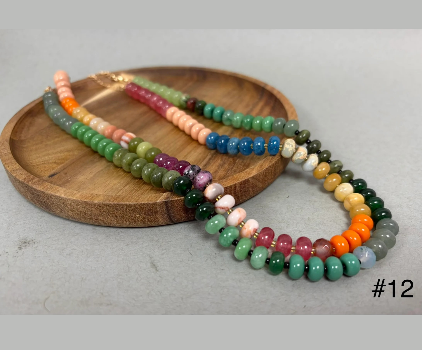 Multi Colored Bead Necklace Set (multiple options!!)