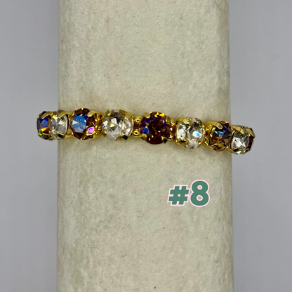 Luxe Crystal Stretchy Bracelet- 12 Colors