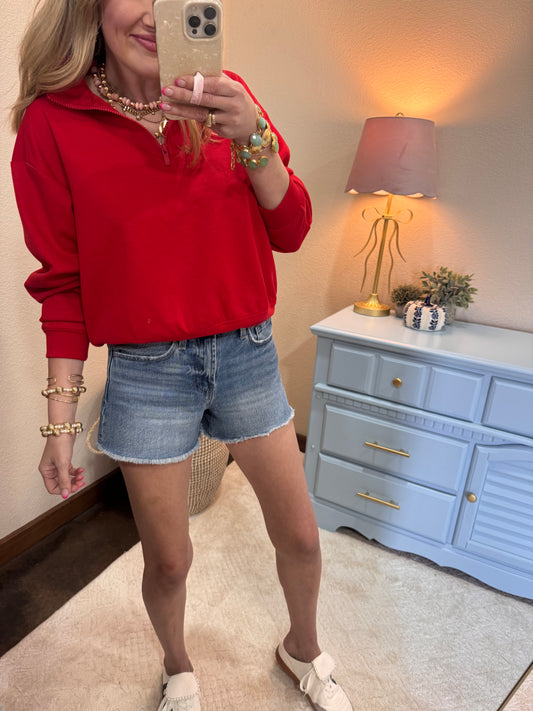 Ruby Scuba Half Zip Pullover RESTOCK