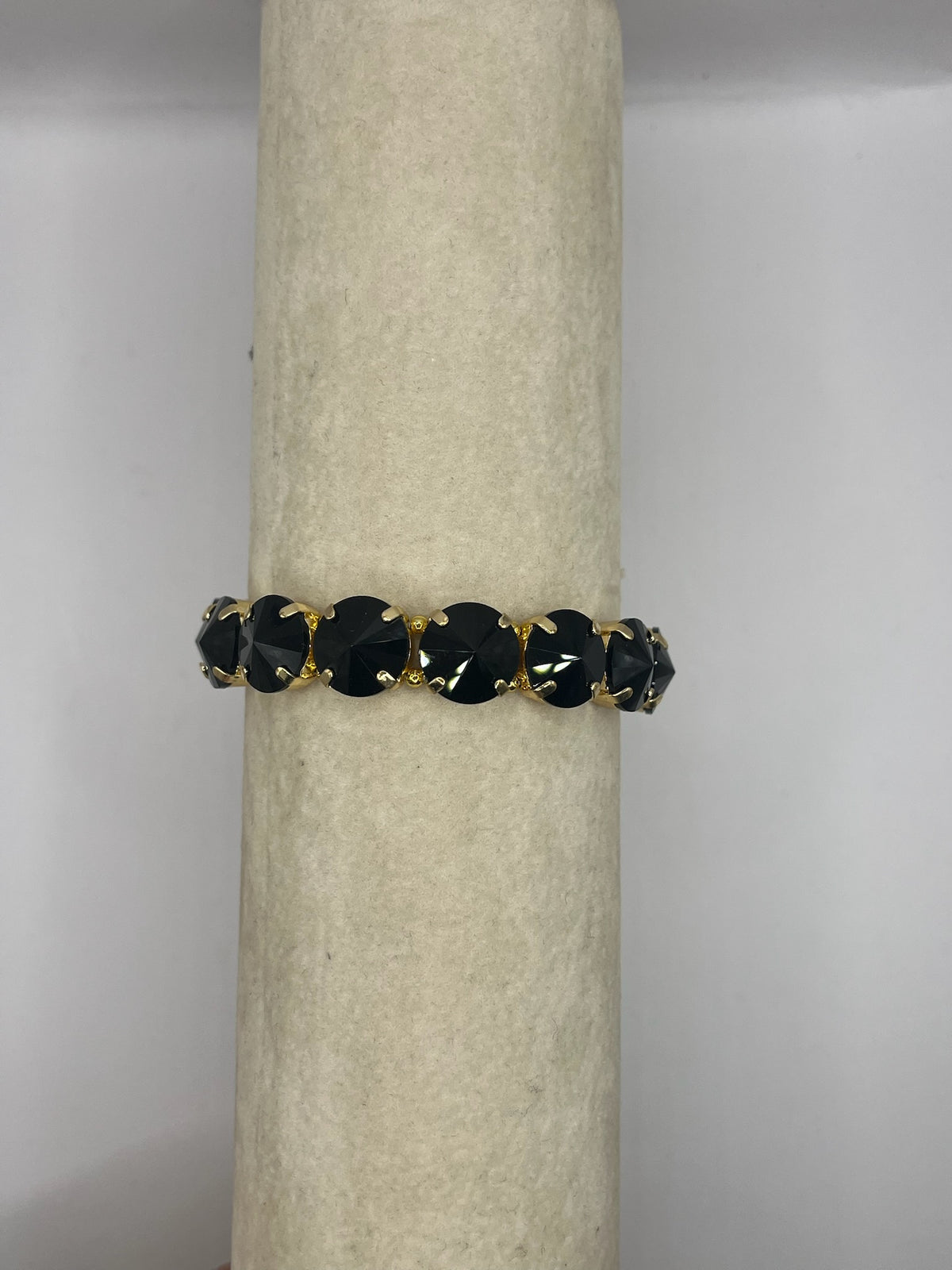 Large Crystal Stretchy Bracelet- 8 colors
