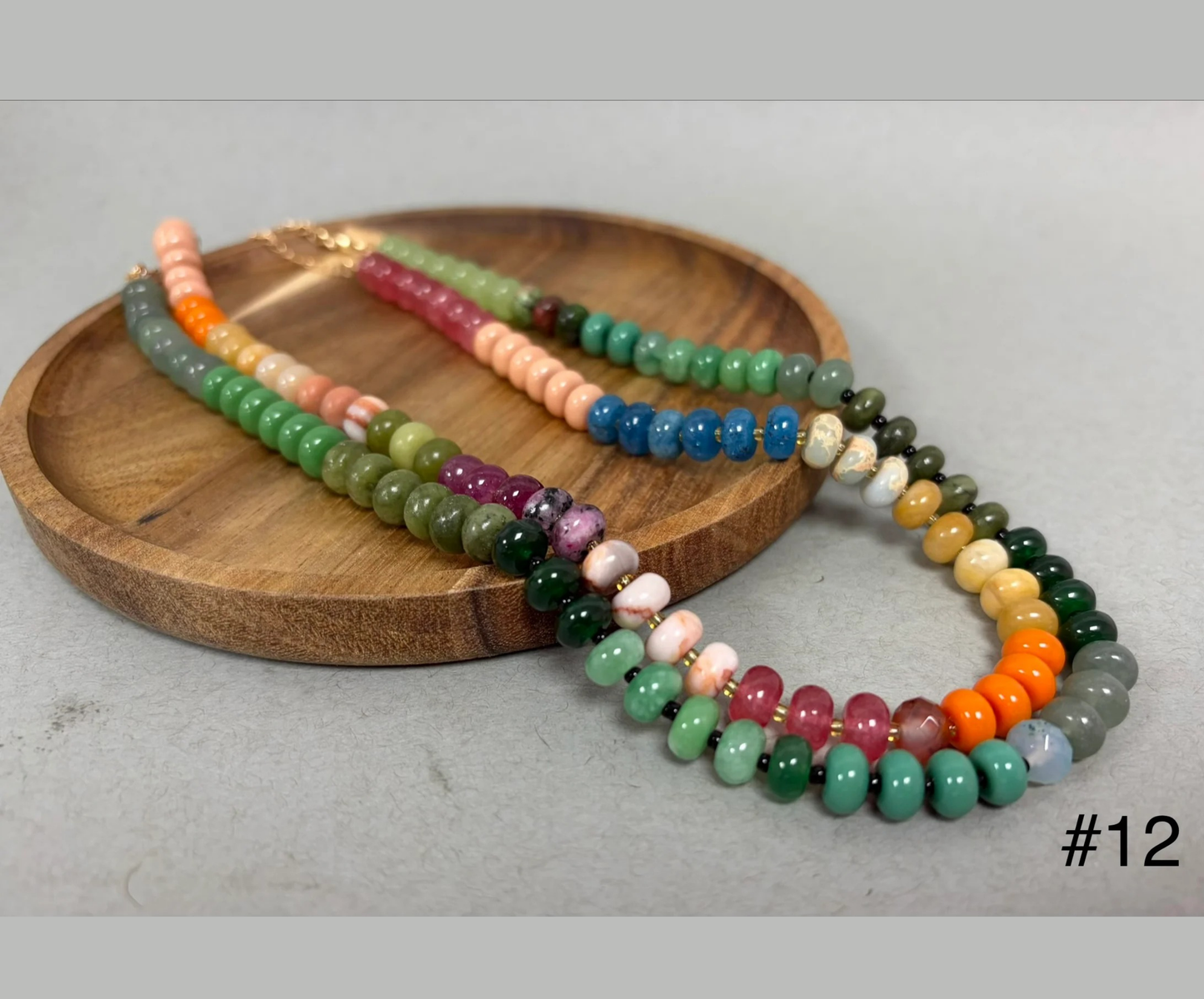 Multi Colored Bead Necklace Set (multiple options!!)