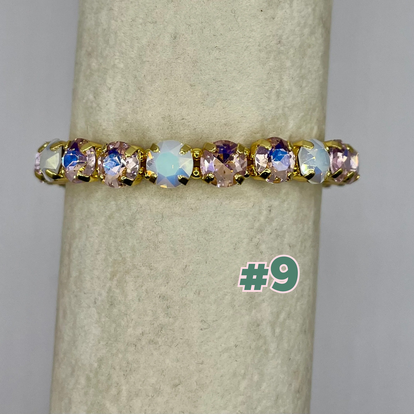 Luxe Crystal Stretchy Bracelet- 12 Colors
