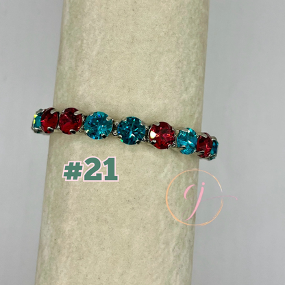 Luxe Crystal Stretchy Bracelet- 23 Colors!!!!