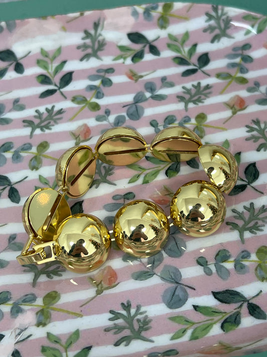 Gold Studded Ball Bracelet