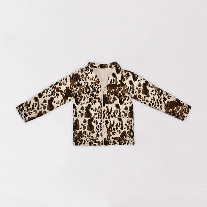 Ida Mae Bella Hide Brown Quilted Cropped Jacket *FS