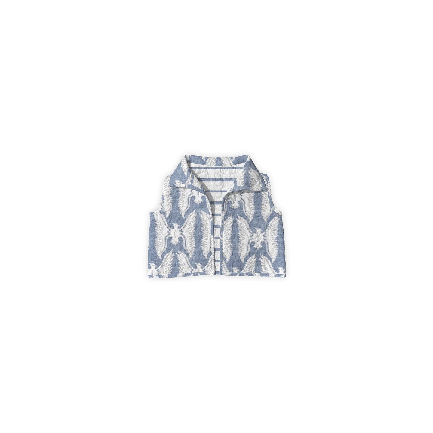Ida Mae Chase Firebird Chambray Quilted Cate Vest