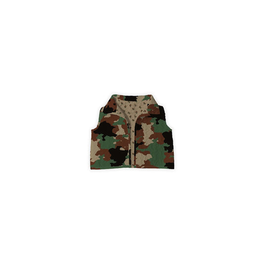 Ida Mae Cheyenne Camo Quilted Cate Vest