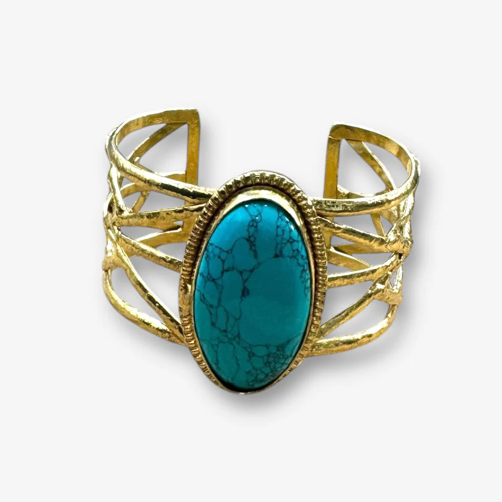 Camille Cuff- Turquoise Stone